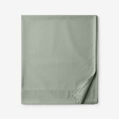 Classic Smooth Rayon Made From Bamboo Sateen Flat Bed Sheet - Tarragon, Full