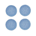 Hydrangea Appetizer Plates, Set of 4 - Blue