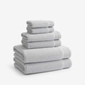 Plush Spa Solid 6-Piece Bath Set - Gray