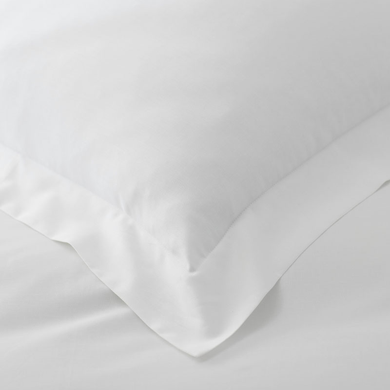 Classic Smooth Sateen Solid Bed Sheet Set - White, King