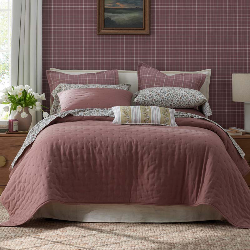Floral Sprigs Reversible Decorative Lumbar Pillow Cover - Multi, 12 in. x 21 in.