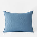 Voile Sham - Smoke Blue, Standard