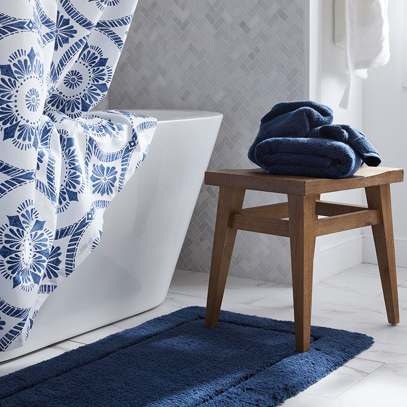 Regal Cotton Bath Rug - Blue Sky, 21 in. x 34 in.
