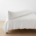 Classic Cool Cotton Percale Body Pillow Cover - White