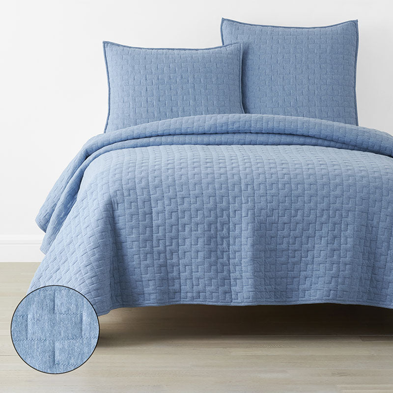 Air Layer Quilt - Denim Blue, King/Cal. King