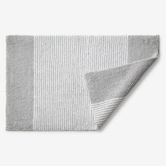 Striped Bath Rug - Silver, 17 in. x 24 in.