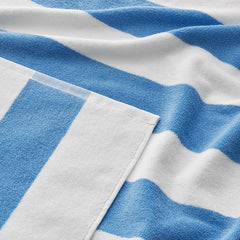 Classic Cabana Stripe Beach Towel - Blue