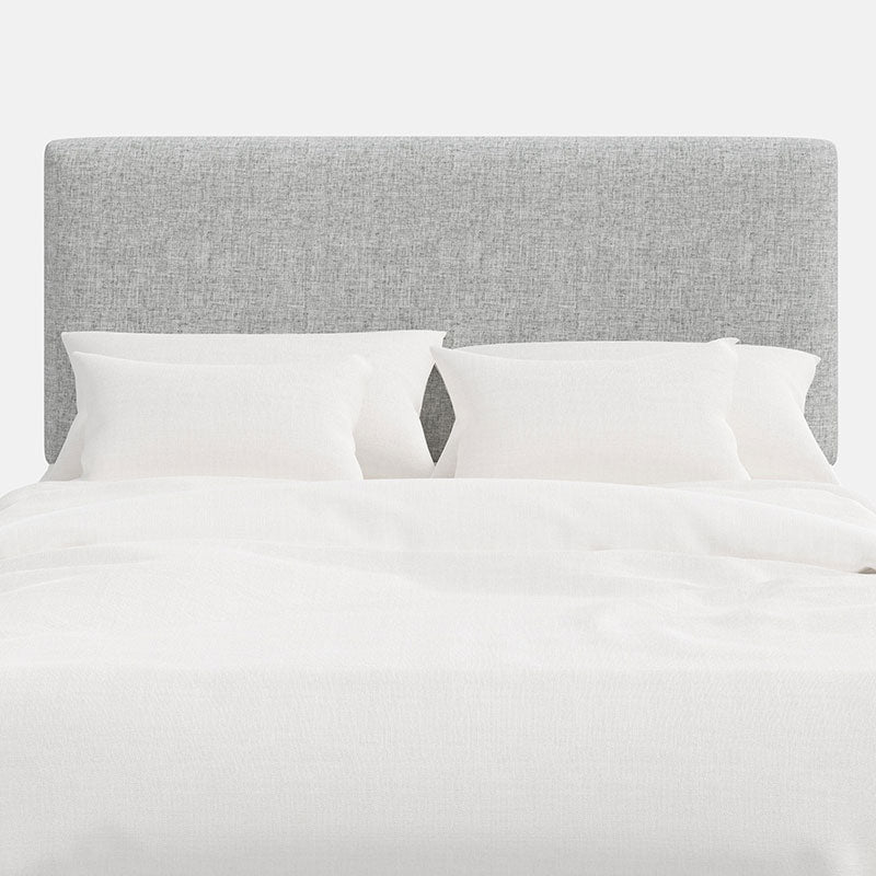 Tribeca Textured Linen Headboard - Pumice, Queen