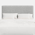 Tribeca Textured Linen Headboard - Pumice, Queen