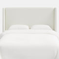 Gramercy Textured Linen Headboard - White, Cal King