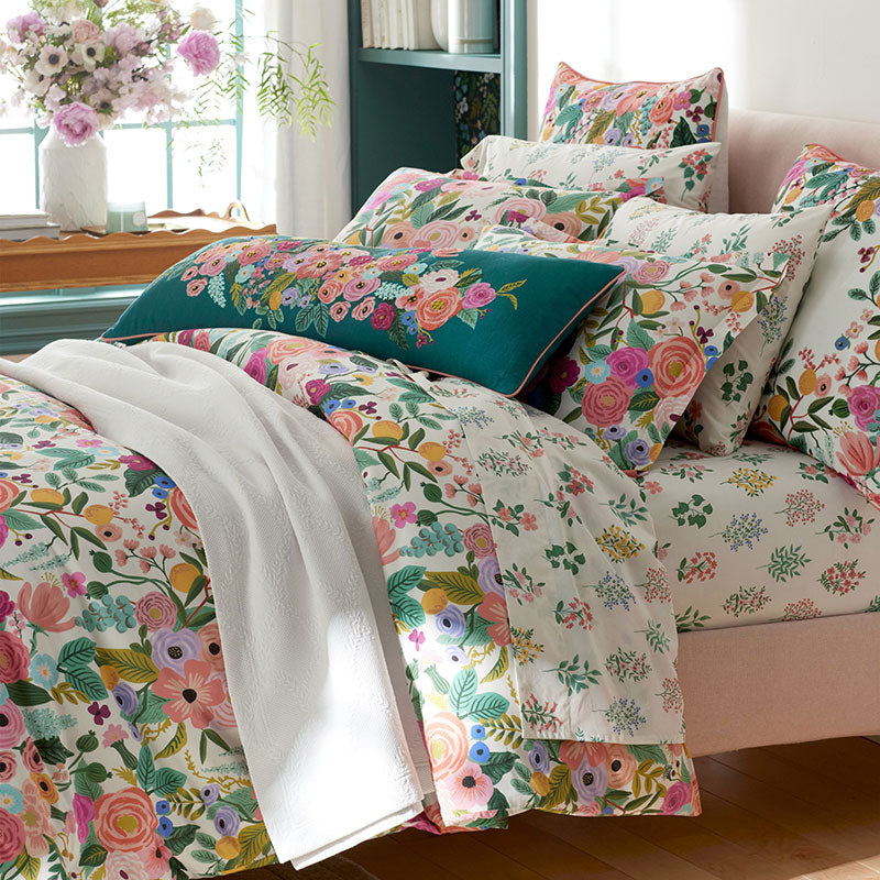 Hawthorne Classic Cool Percale Flat Bed Sheet - Ivory Multi, Twin/Twin XL