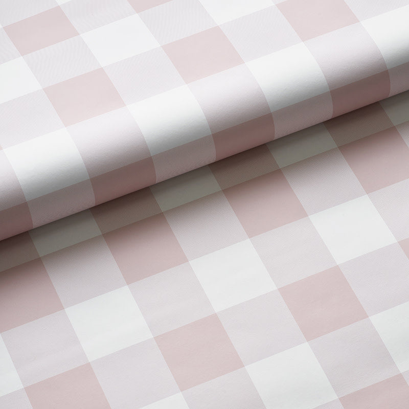 Ditsy Gingham Removable Wallpaper - Pink, Panel