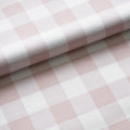Ditsy Gingham Removable Wallpaper - Pink, Swatch