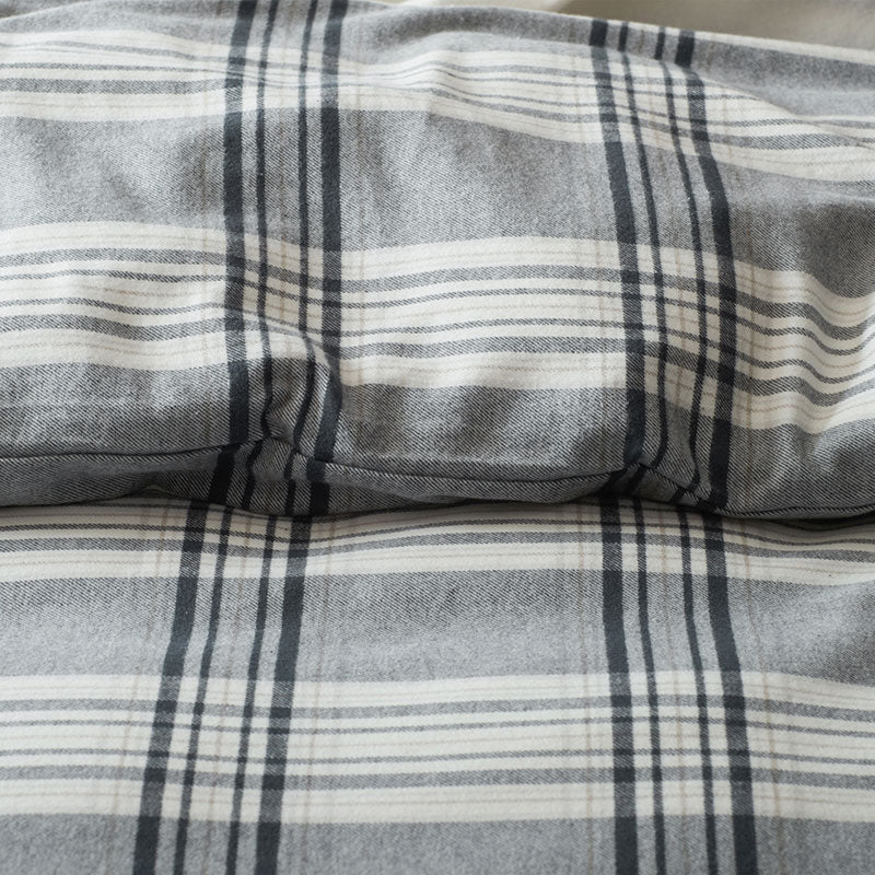 Classic Plaid Ultra-Cozy Cotton Velvet Flannel Sham - Walter, King