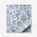 Garden Song Premium Smooth Sateen Flat Bed Sheet - Mint Green, Full