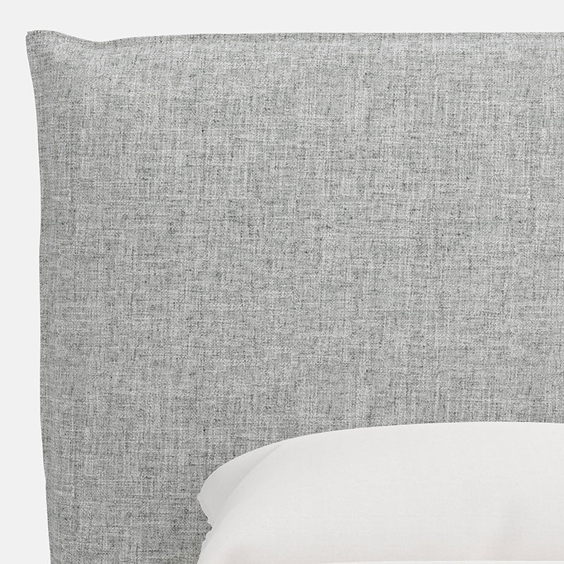 Sutton Textured Linen Headboard - Pumice, Cal King