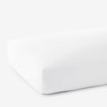 Classic Smooth Rayon Made From Bamboo Sateen Fitted Bed Sheet - White, King