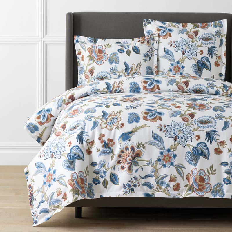 Vintage Meadow Premium Smooth Wrinkle-Free Sateen Duvet Cover - Beige, Full