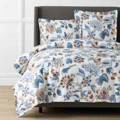 Vintage Meadow Premium Smooth Wrinkle-Free Sateen Duvet Cover - Beige, Full