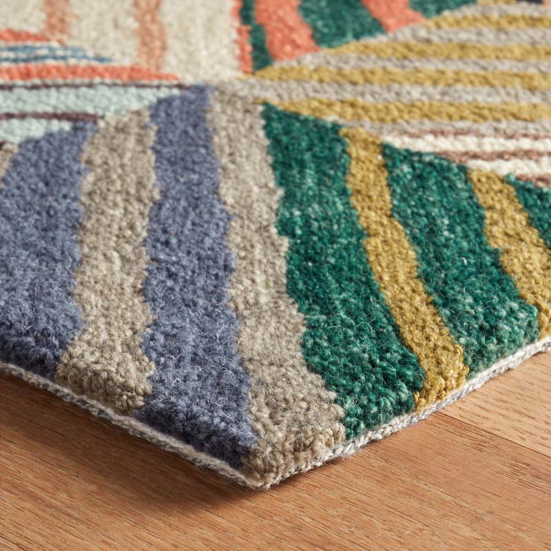 Potter Hand Hooked Wool Rug - Multi, 3' x 5'