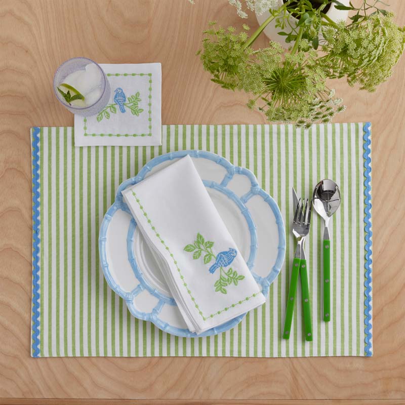 Yarn-Dyed Stripe Placemats, Set of 4 - Multi
