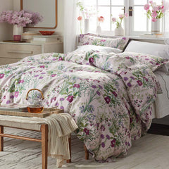 Bloom Meadow Classic Smooth Sateen Comforter - Blush, King/Cal. King