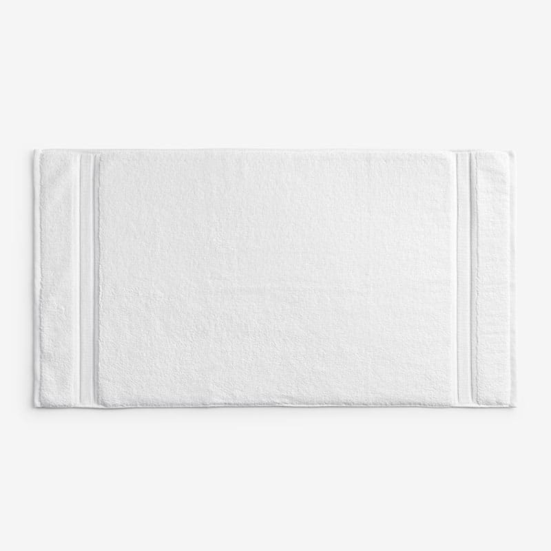Turkish Cotton Bath Mat - White, 20 in. x 36 in.