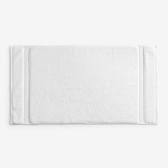 Turkish Cotton Bath Mat - White, 20 in. x 36 in.