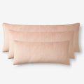 Decorative Lumbar Pillow Cover - Rose, 14 in. x 30 in.