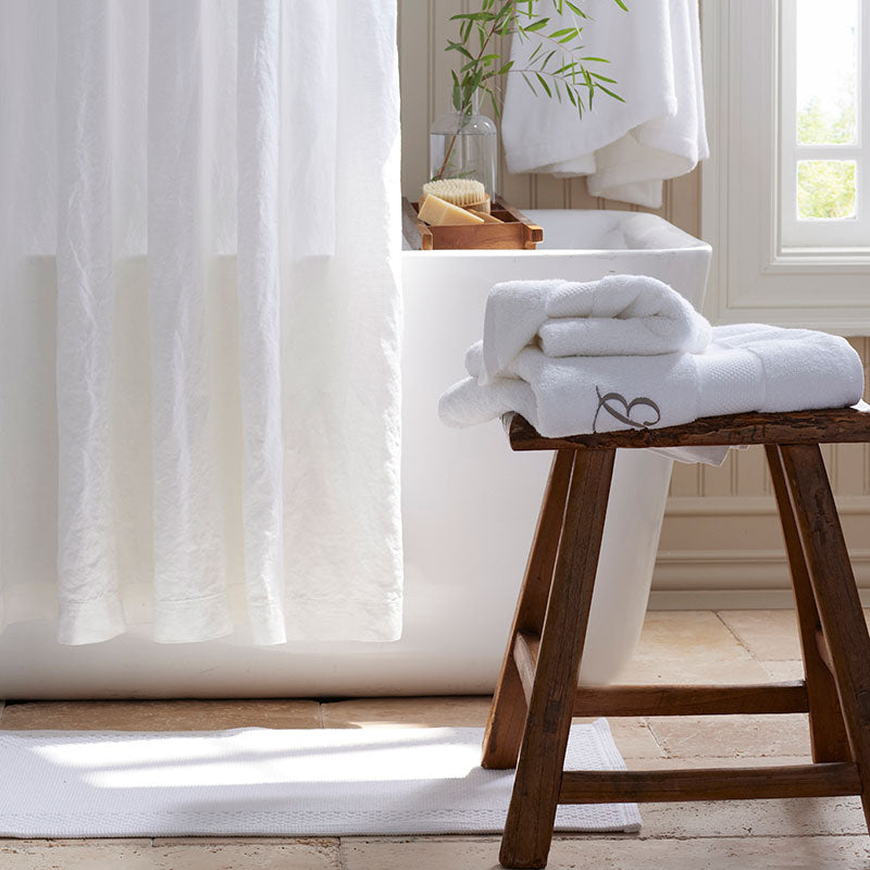 Sterling Supima® Cotton Bath Towel - White