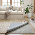 Secure Grip Rubber Rug Pad - Gray, 4' x 6'