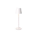 Bamboo Cordless LED Table Lamp - White