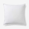 Linen Decorative Square Pillow Cover - White, 20 in. x 20 in.