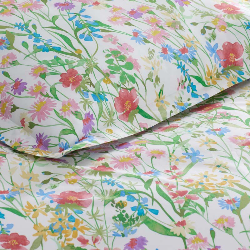 Garden Symphony Classic Cool Cotton Percale Comforter - Multi, King/Cal. King