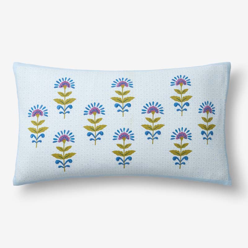 Idril Butti Decorative Lumbar Pillow Cover - Multi