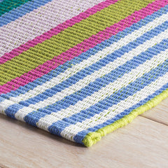 Mellie Stripe Handwoven Cotton Rug - Multi, 4' x 6'