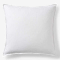 Linen Decorative Square Pillow Cover - White,  24 in. x 24 in.