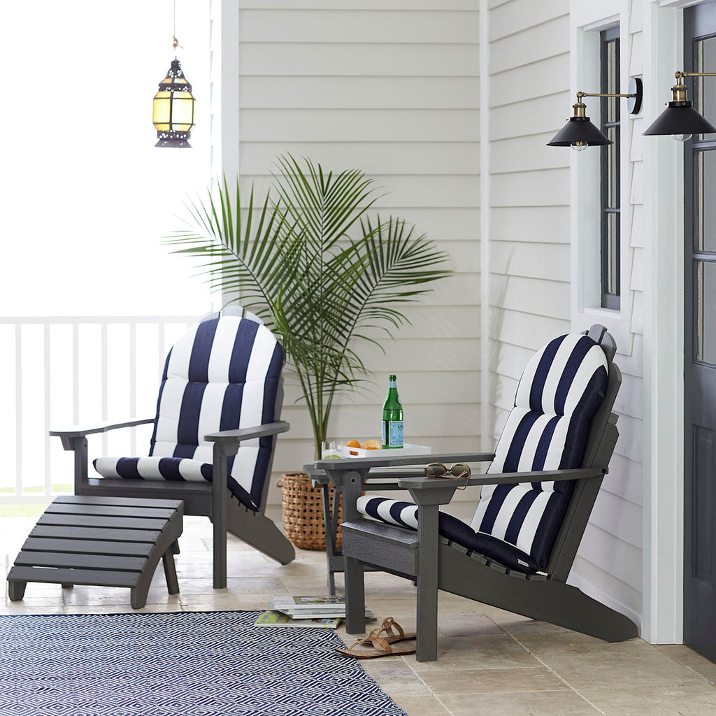 Adirondack Folding Side Table - Gray