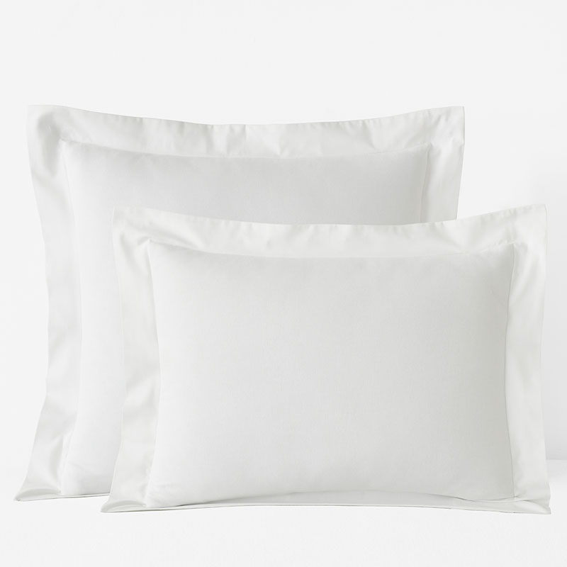 Classic Oxford Solid Sham - White, King