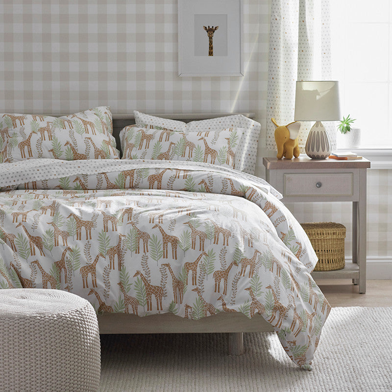 Ditsy Gingham Removable Wallpaper - Gray, Swatch