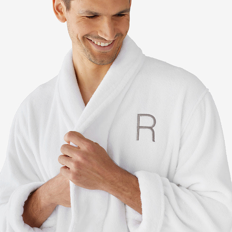 Men's Robe - Indigo, XXL
