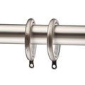 1.5" Drapery Rings, Set of 10 - Pewter, OS
