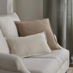 Linen Decorative Square Pillow Cover - Sand, 20 in. x 20 in.