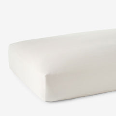 Classic Smooth Sateen Solid Fitted Bed Sheet - Ivory, Full