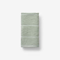 Textured Stripe Hand Towel - Green Mist