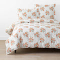 Blossoms and Stripes Classic Cool Cotton Percale Comforter - Petal Charm, King/Cal. King