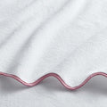 Scalloped Edge Hand Towel - Pink