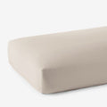 Premium Smooth Supima® Cotton Wrinkle-Free Sateen Fitted Bed Sheet - Alabaster, Deep Pocket King