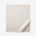 Classic Stripes and Plaids Cool Yarn-Dyed Cotton Percale Flat Bed Sheet - Stripe Tan, Twin/Twin XL