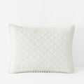 Vintage Eyelet Quilted Sham - White, Standard